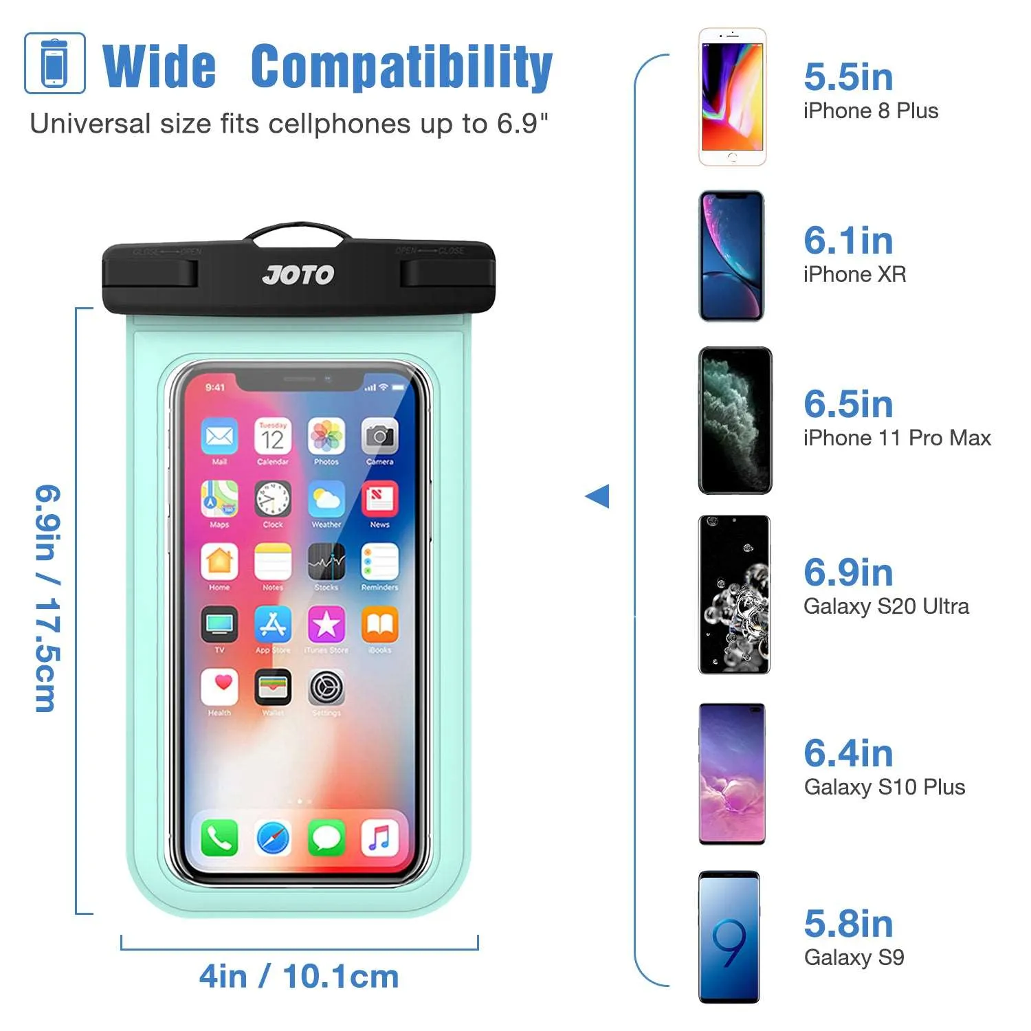 (2 Pack) Universal Waterproof Phone Pouch | JOTO
