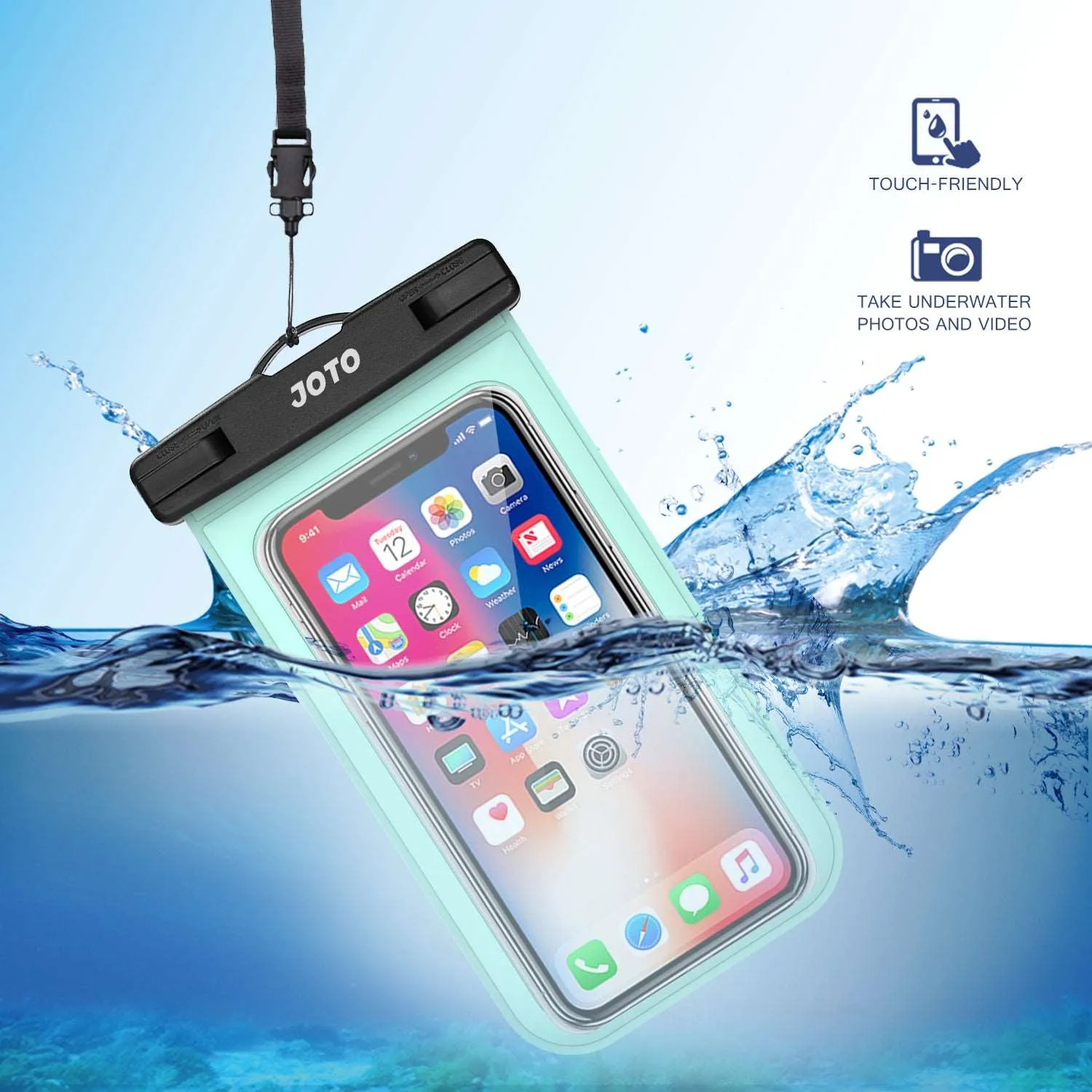 (2 Pack) Universal Waterproof Phone Pouch | JOTO