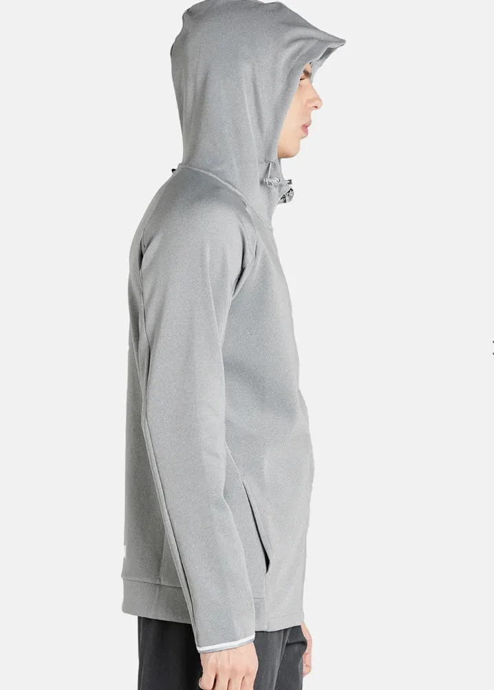 Brand print Zip-Front Hoodie-848907 03