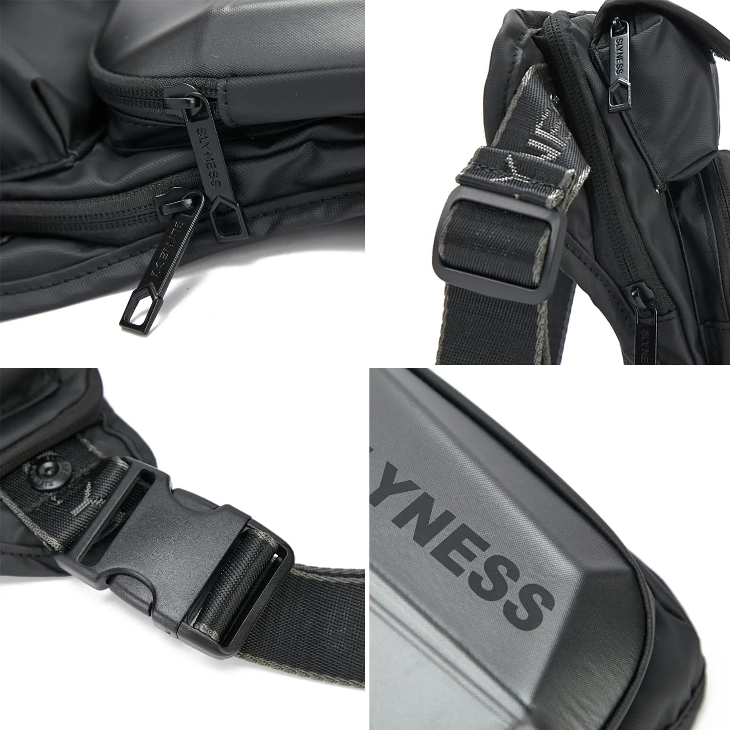 Motorcycle Drop Leg Bag Tactical Waist Pack for Men Women EVA Shell Hip Bum Fanny Belt Pouch Outdoor Travel Hiking Cycling Oxford Thigh Bag Daypack (Black)