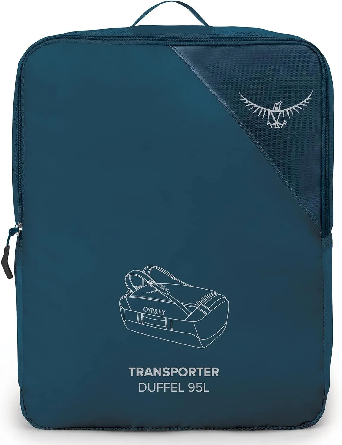 Osprey Transporter 40L Travel Duffel Bag, Black