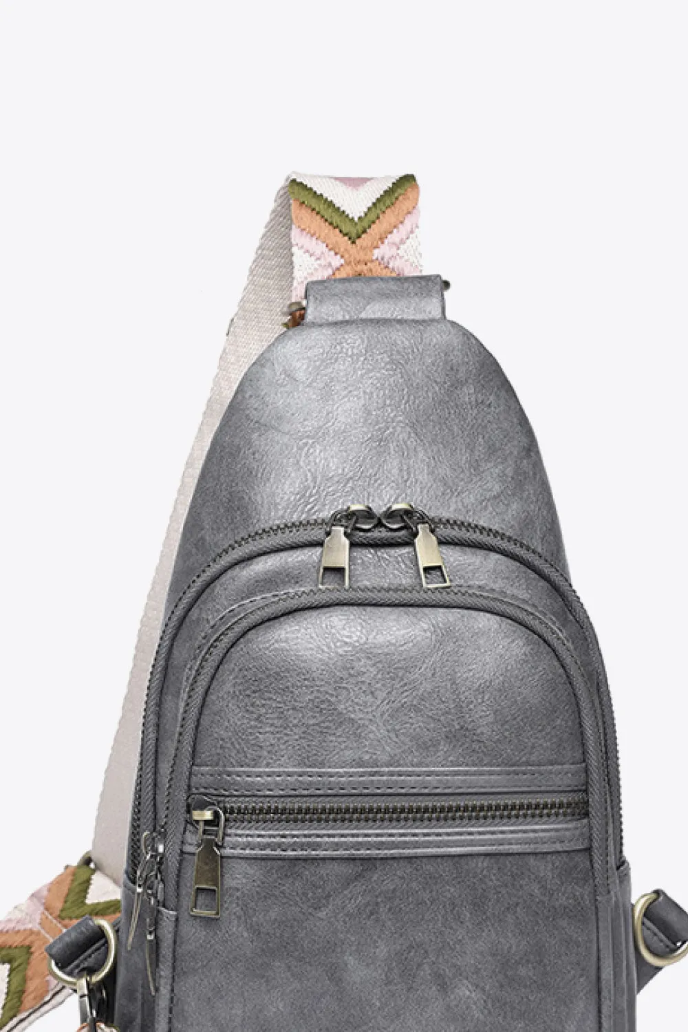 Sling Bag With Contrast Strap