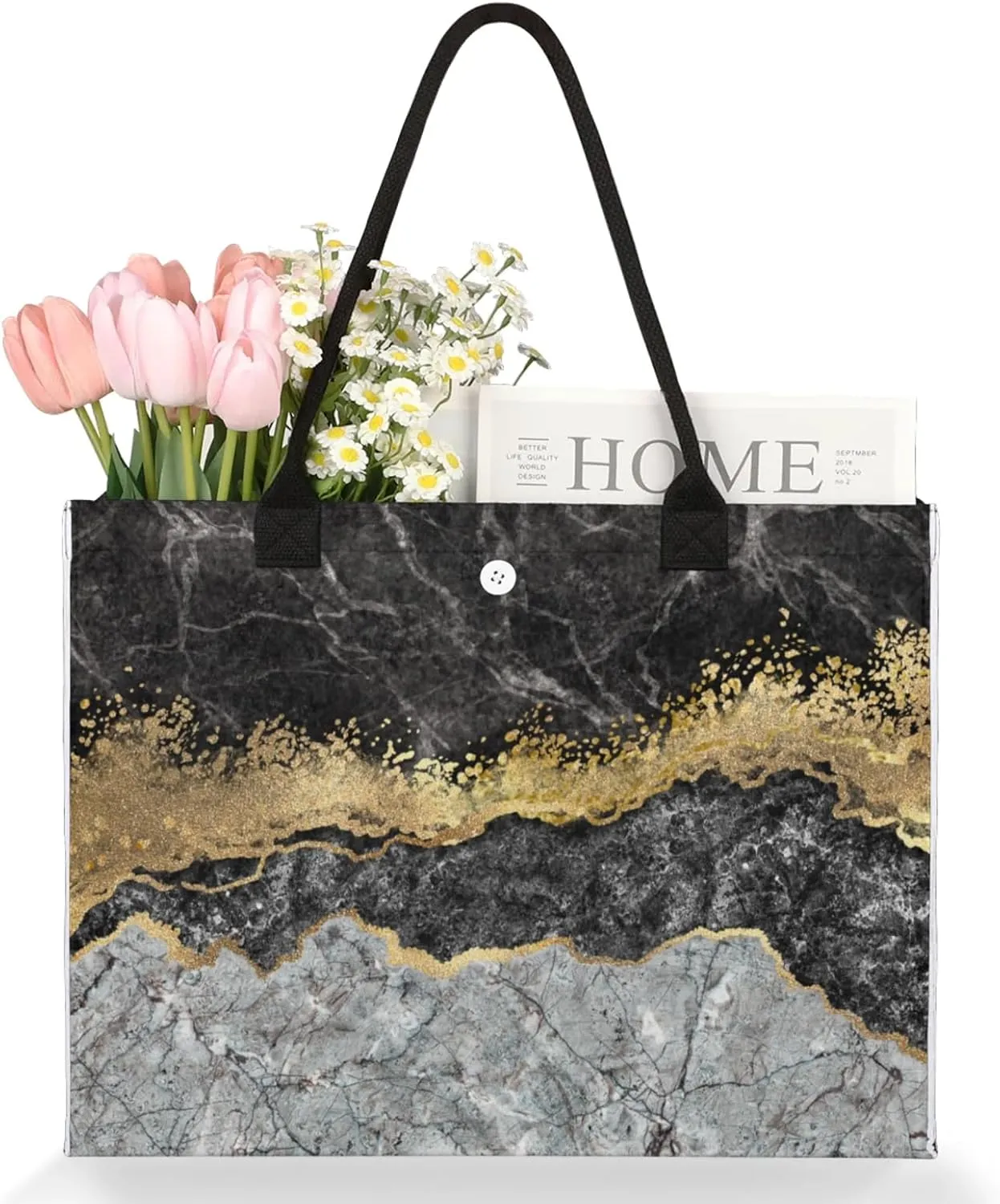 Tote Bag for Women Reusable Canvas Shoulder Bag