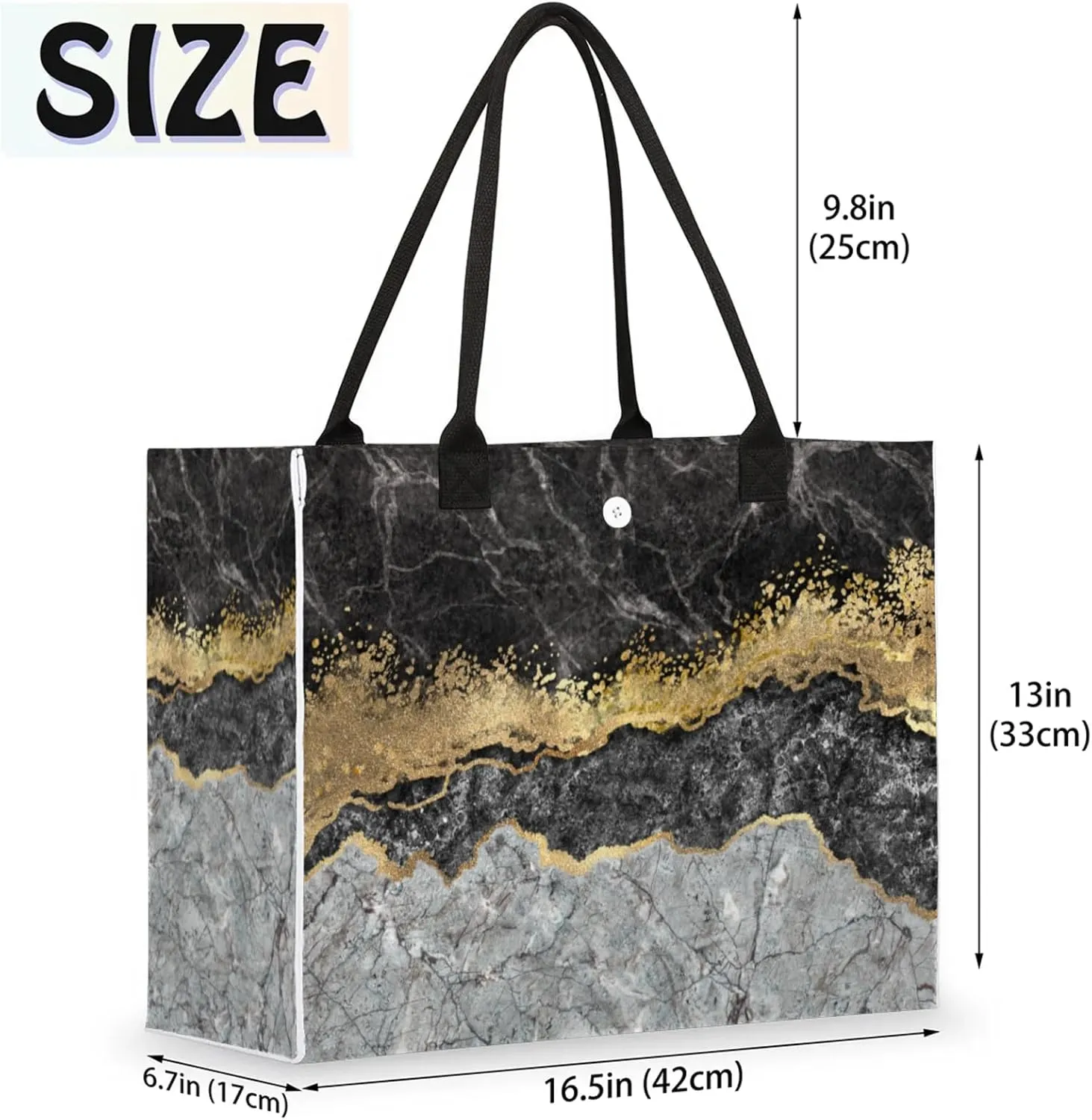 Tote Bag for Women Reusable Canvas Shoulder Bag