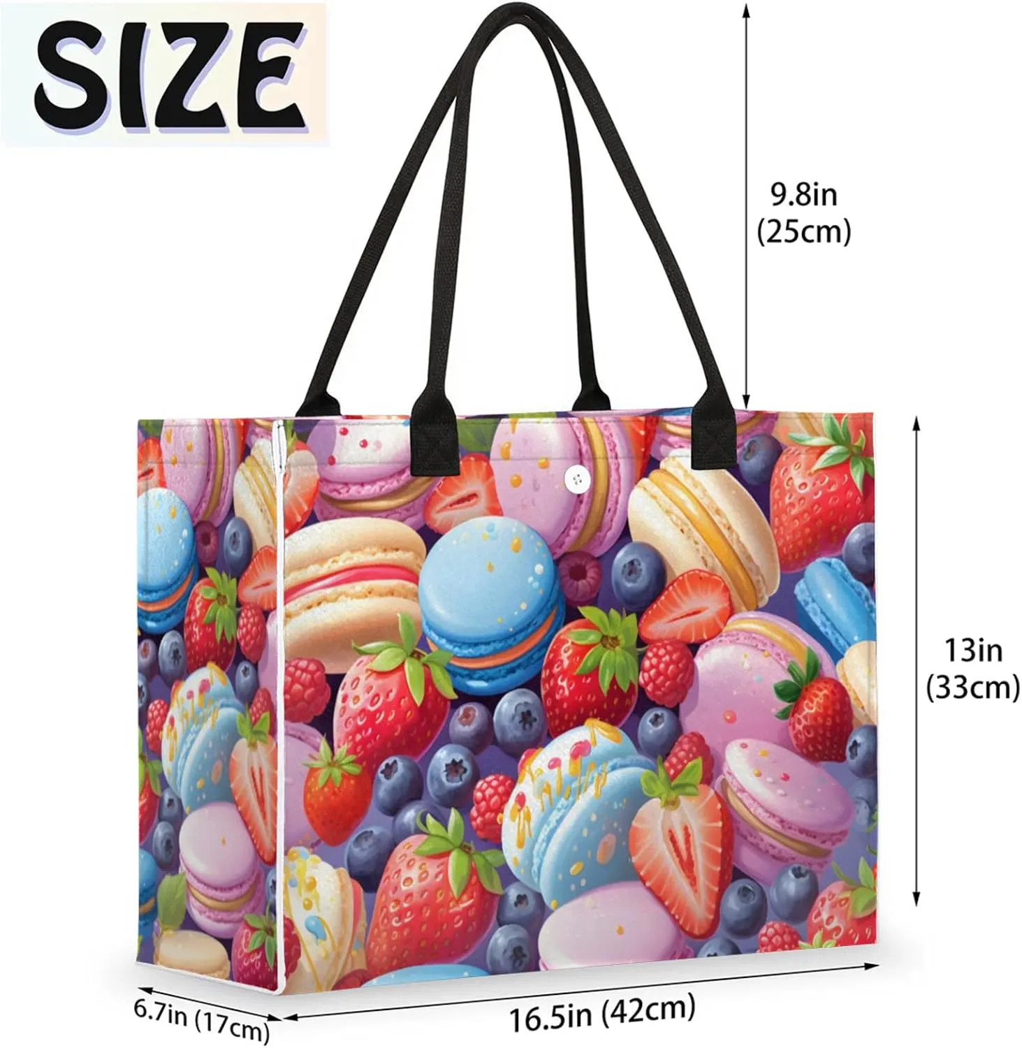 Tote Bag for Women Reusable Canvas Shoulder Bag