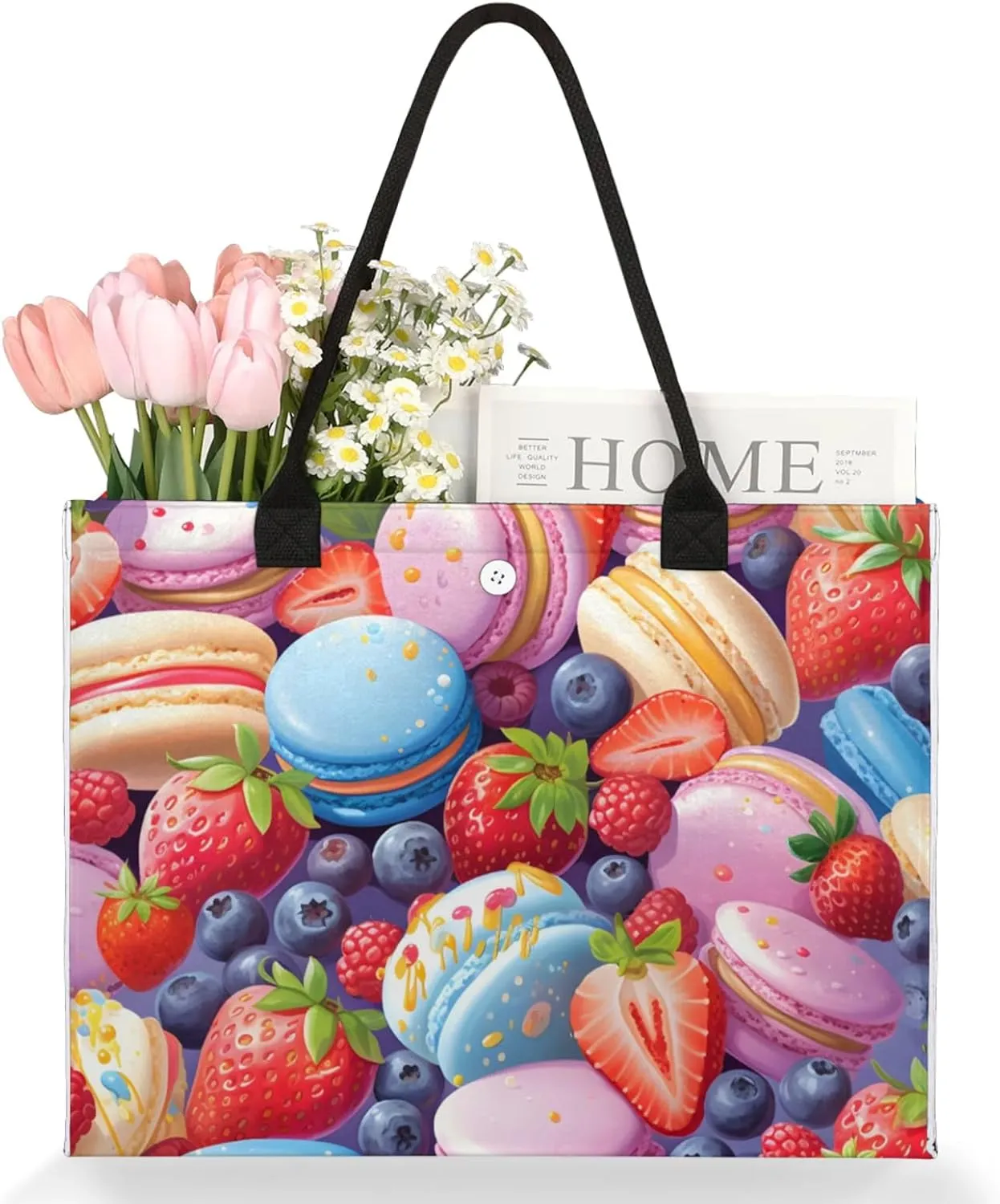 Tote Bag for Women Reusable Canvas Shoulder Bag