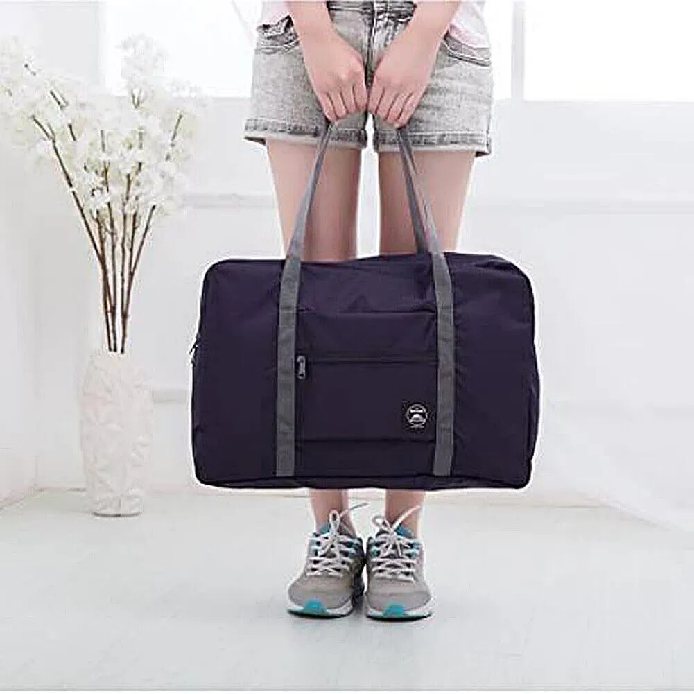 US Foldable Travel Luggage Carry-on Shoulder Duffle Bag Lightweight Sport Tote