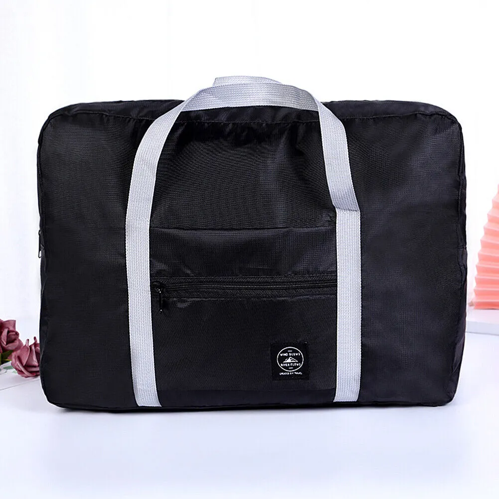 US Foldable Travel Luggage Carry-on Shoulder Duffle Bag Lightweight Sport Tote