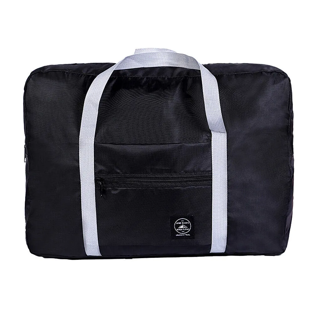 US Foldable Travel Luggage Carry-on Shoulder Duffle Bag Lightweight Sport Tote