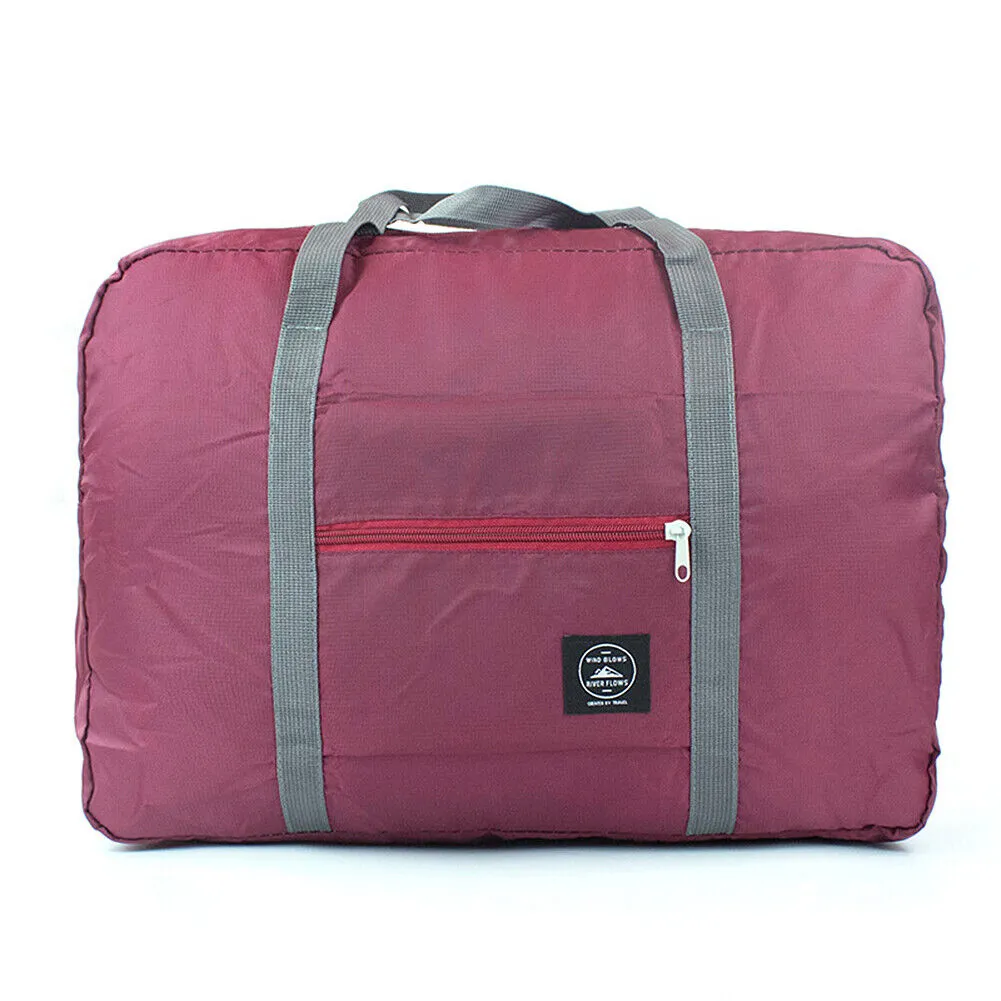 US Foldable Travel Luggage Carry-on Shoulder Duffle Bag Lightweight Sport Tote