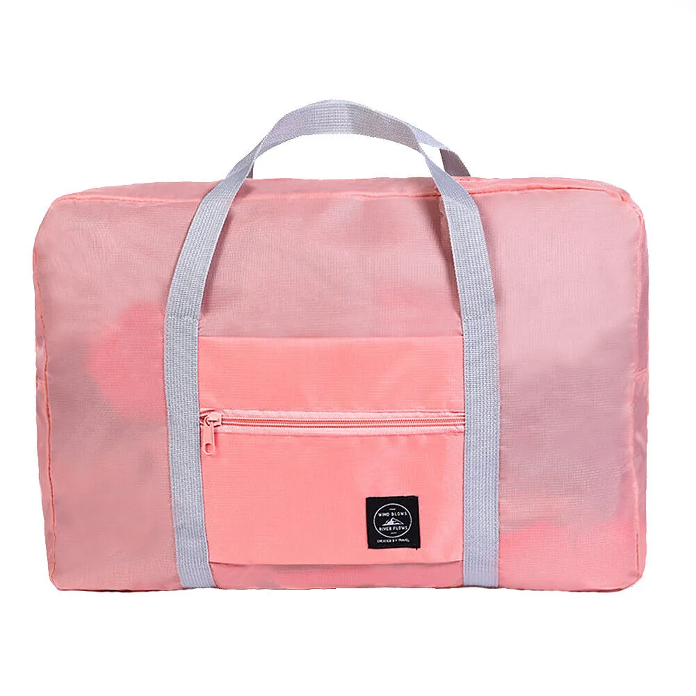 US Foldable Travel Luggage Carry-on Shoulder Duffle Bag Lightweight Sport Tote