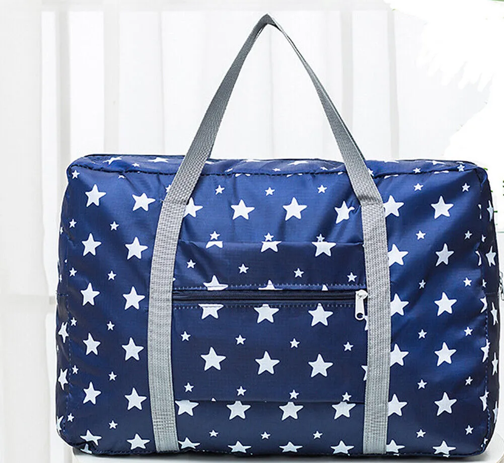 US Foldable Travel Luggage Carry-on Shoulder Duffle Bag Lightweight Sport Tote