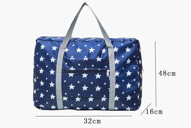 US Foldable Travel Luggage Carry-on Shoulder Duffle Bag Lightweight Sport Tote