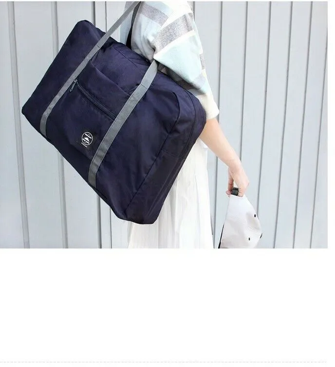 US Foldable Travel Luggage Carry-on Shoulder Duffle Bag Lightweight Sport Tote