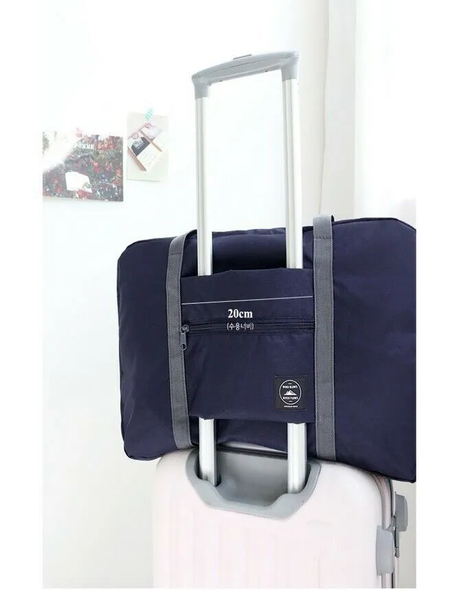 US Foldable Travel Luggage Carry-on Shoulder Duffle Bag Lightweight Sport Tote