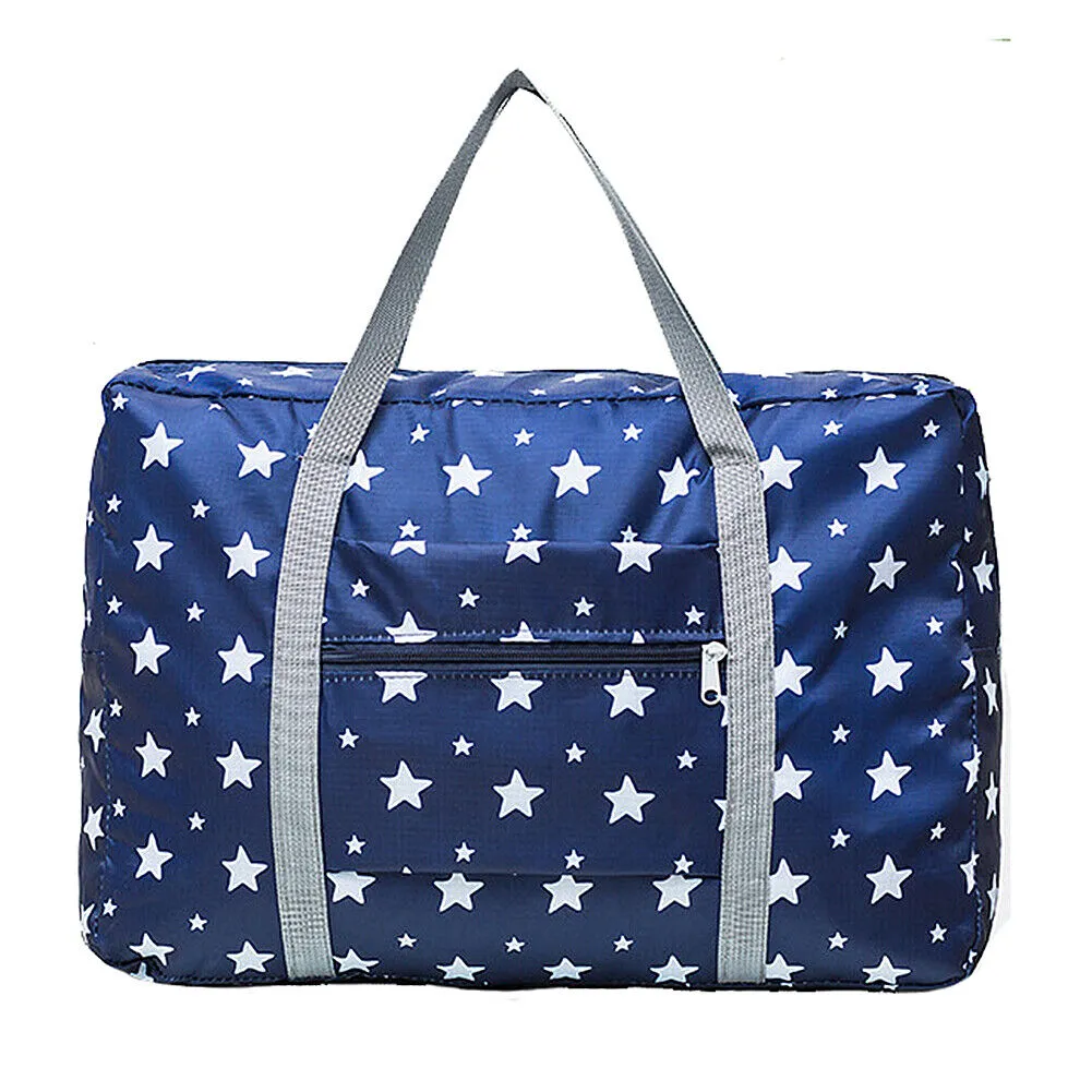 US Foldable Travel Luggage Carry-on Shoulder Duffle Bag Lightweight Sport Tote