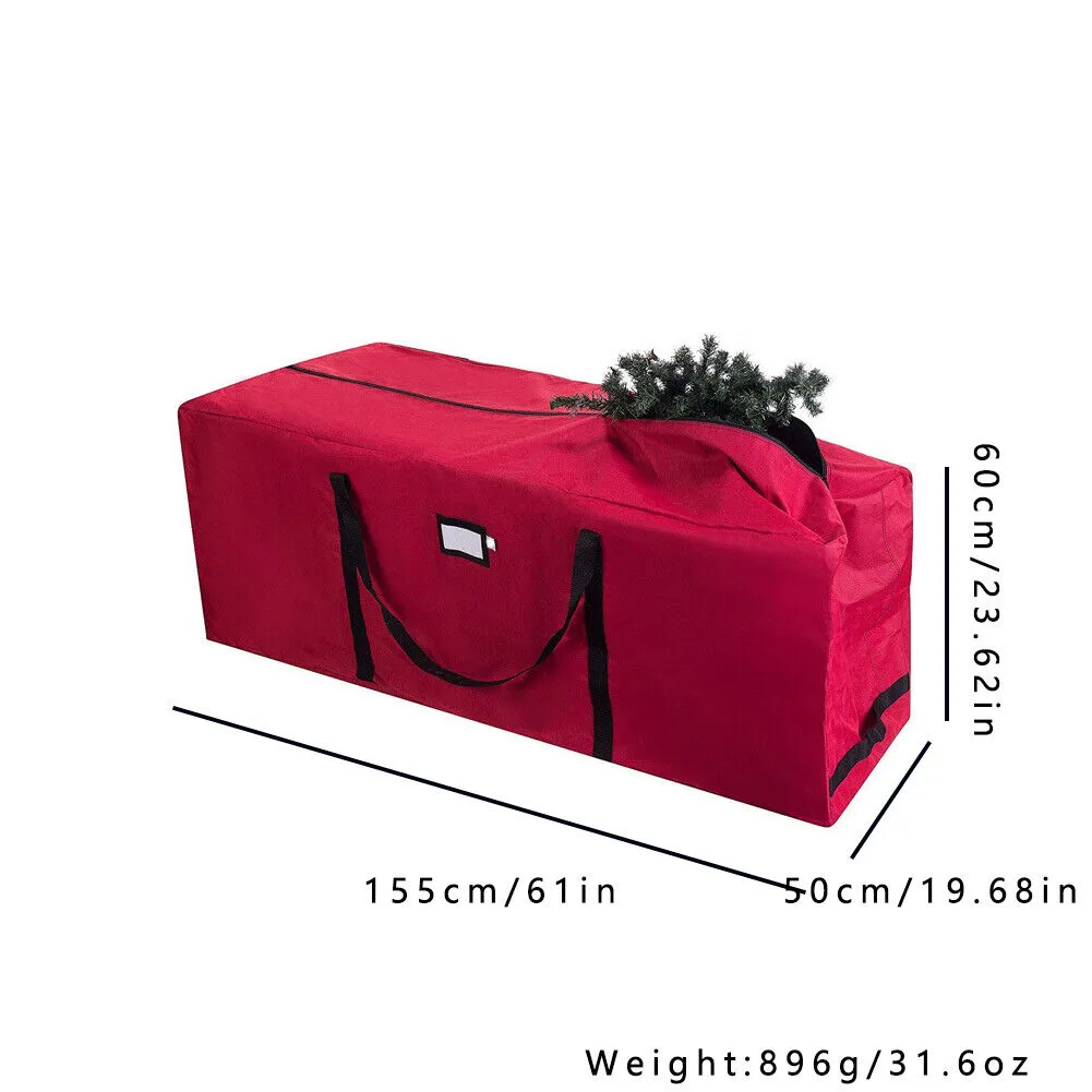 US Red Canvas Protects Holiday Decoration Inflatables Christmas Tree Storage Bag