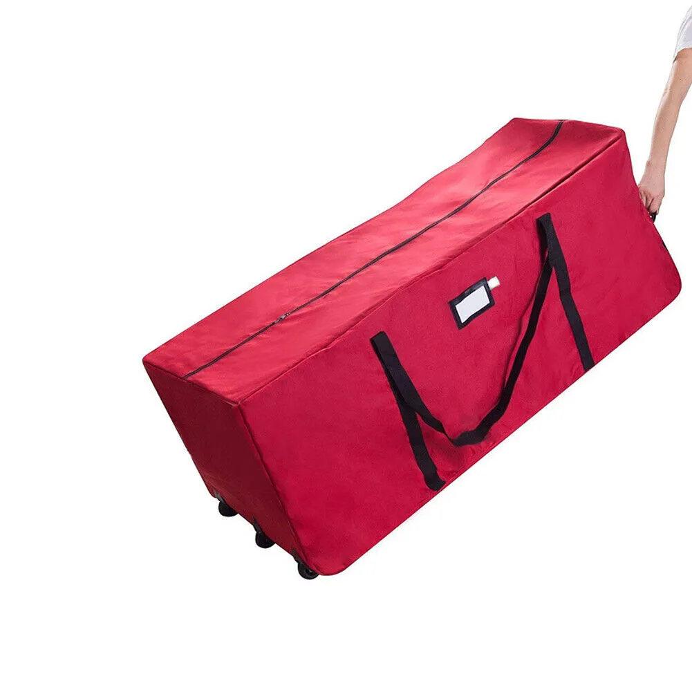 US Red Canvas Protects Holiday Decoration Inflatables Christmas Tree Storage Bag