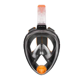 Used Ocean Reef Aria Classic Full Face Snorkel Mask - Black / Clear, Large/X-Large