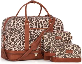Weekender Bag for Women Canvas Overnight Bag Large Travel Tote Bag Carry on Shoulder Duffle Bag With Shoe Compartment,Perfect for Travel/Daily Use/Birthday Gift 
