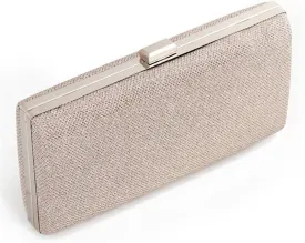 Womens Vintage Envelope Clutch Silver Evening Handbag For Cocktail/Wedding/Party