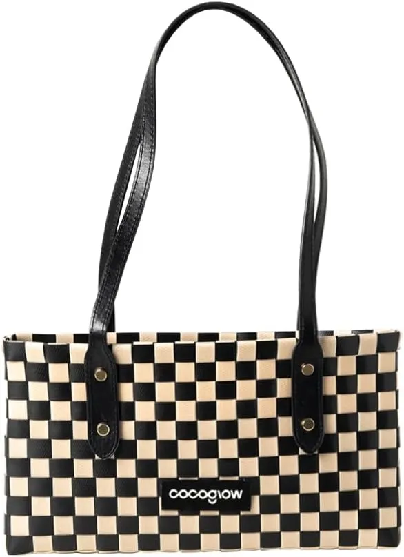Women's Woven BagPP eco-Friendly Bag,Trendy Travel BagHandbagTop-HandleShoulder Bags