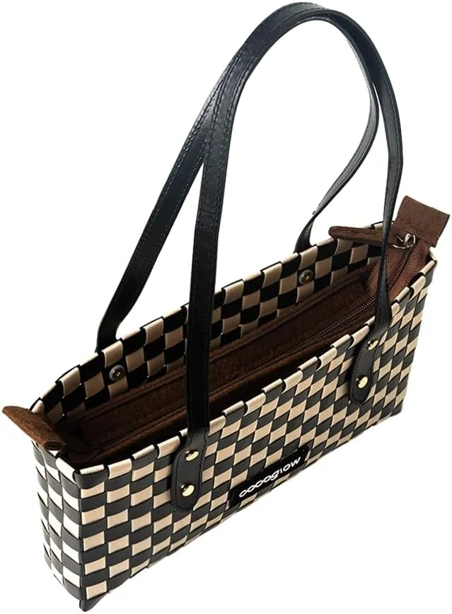 Women's Woven BagPP eco-Friendly Bag,Trendy Travel BagHandbagTop-HandleShoulder Bags